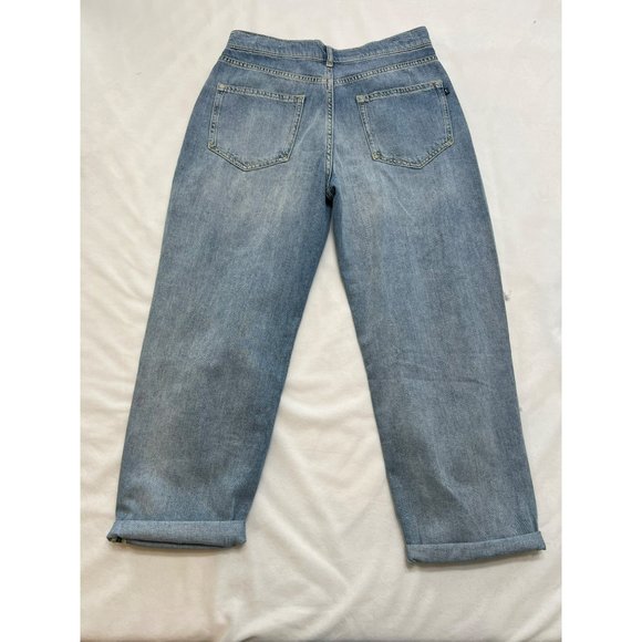 Anthropologie Pilcro Vintage Crop Mid-Rise Straight Jeans Size 27 - Picture 11 of 12